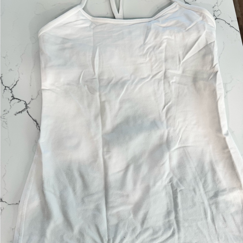 Lululemon power Y shirt white